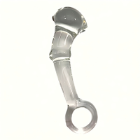 Kristallglas Analplug Sexy Erwachsenen-Spielzeug für Frauen Po-Öffner Masturbator Analdehner Analplug Buttplug Spaß-Spielzeug