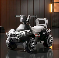 Nouveau design – Véhicule électrique tout-terrain pour enfants avec contrôle double mode pour musique, éclairage et éveil éducatif – Moto pour enfants