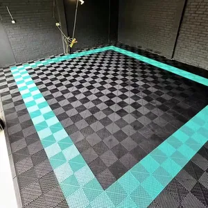 Factory Supply Heavy Duty PVC Garage Interlocking Floor Tiles Industrial Floor Mat floor tiles design pictures