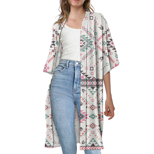 Vintage Aztec Mexico Tribe Cardigan Cloak Knitted Large <strong>Size</strong> Long Cardigan <strong>Trench</strong> Lady <strong>Coat</strong> All-match Kimono Cardigan Customized - Product Image 4