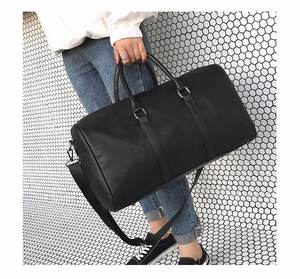 Tas Perjalanan Kulit PU Gaya Bisnis Pria Populer Barat Grosir - Product Image 2