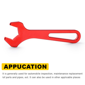Clé en alliage d'aluminium AN4 AN10 à ouverture hexagonale, taille impériale, rouge, noir, bleu, outil de connexion pour refroidisseur d'huile automobile - Product Image 2