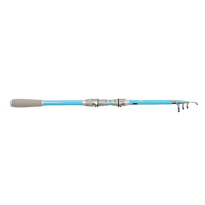 Commercio all'ingrosso 1.8m-3.0m blu maniglia telescopica palo solido punta metallo sedile <span class=keywords><strong>mare</strong></span> canna da pesca con maniglia EVA - Product Image 2