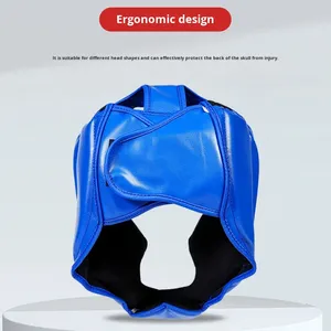 <span class=keywords><strong>Casque</strong></span> <span class=keywords><strong>de</strong></span> <span class=keywords><strong>boxe</strong></span> pour adultes et enfants, protection <span class=keywords><strong>de</strong></span> tête pour les combats réels, Sanda, Muay Thai, design en éponge - Product Image 4