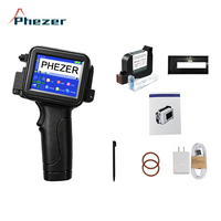 Imprimante portable électrique Phezer PC16 XP600 TIJ, cartouche d'encre à séchage rapide, puce originale, emballage en carton