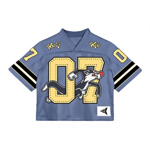 Daizen Star Men's White Mesh Football Jersey V-Neck Short Sleeve Number 24 Silk Screen Printed Breathable Regular Fit Adult 100% - Product Image 4