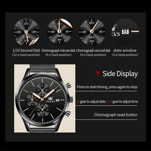 Reloj de Cuarzo para Hombre, Diseño Minimalista, Caja de Aleación 2881 de 42 mm, Esfera con Indicadores, Ultrafino, Correa de Malla de Acero Inoxidable, Estilo Ejecutivo - Product Image 4