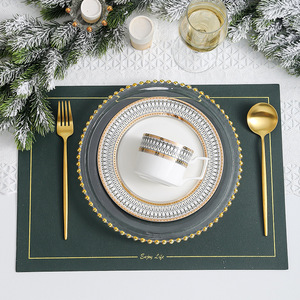 Home Dinnerware Coffee Dishes & Plates Fashion <b>Ceramic</b> Hot Sale Fine Bone China Tableware Party Dinner Plate <b>Sets</b> - Product Image 3