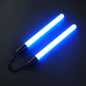 Vente directe usine : Nunchaku lumineux pour fitness quotidien, lames RGB à changement de couleur infini, idéal pour les combats et les spectacles de cascades - Product Image 2