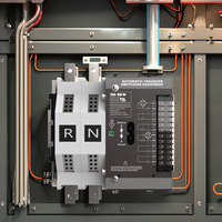LVMA 250A/200A/160A/180A/2P ATS 3PH Commutateur de transfert de générateur électrique manuel/automatique pour PC
