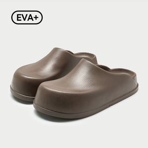 Pantoufles mi-couvertes EVA multi-usages, imperméables, antidérapantes, à semelles épaisses, augmentant la hauteur, pour une utilisation en extérieur et à la maison - Product Image 5