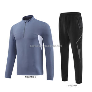 स्टॉक तंग अनुकूलन योग्य ट्रैकसूट आउटडोर चलने वाले पुरुषों के ट्रैकसूट प्रशिक्षण पुरुषों के लिए जॉगिंग ट्रैकसूट पहनते हैं - Product Image 5