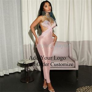 One-Piece V Neck Workout Athletic <strong>Jumpsuit</strong> <strong>Women's</strong> Tummy Control Backless Yoga Bodysuit Butt Lift Cutout Sport Rompers - Product Image 2