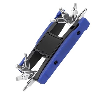 Outil de réparation de pneus multifonctionnel pour vélo, portable, pour VTT et vélo de <span class=keywords><strong>route</strong></span>, avec levier de pneu et patchs de réparation - Product Image 2