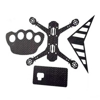 Fabrika Özel CNC İşlemeli T300 Karbon Fiber Levha Karbon Fiber Plaka Manuel DIY Havacılık RC Quadcopter UAV Drone Gövdesi için