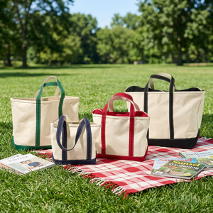 Factory Direct Top Seller Cheap Price Custom Own Logo Big Capacity <b>Medium</b> <b>Size</b> Canvas Shopping Tote <b>Bag</b> - Product Image 1