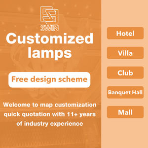 Plafonnier rétro européen et américain en <span class=keywords><strong>fer</strong></span> forgé, design simpliste, idéal pour une chambre à coucher - Product Image 6