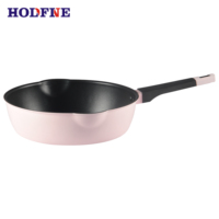 Poêle antiadhésive pratique en aluminium avec grande becquetée, facile à servir - Indispensable en cuisine