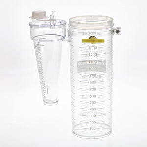 RECEPTAL 1L 1.5L 2L 3L चिकित्सा अपशिष्ट द्रव संग्रह पुन: प्रयोज्य सर्जिकल जार कनस्तर के साथ डिस्पोजेबल सक्शन लाइनर - Product Image 3