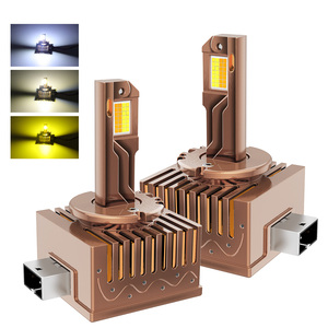 หลอดไฟหน้ารถยนต์ LED 3 สี 3000K 4300K 6500K รุ่น D ซีรีส์ D1S D2S D3S D4S ไฟ LED รถยนต์แบบสามสี - Product Image 3