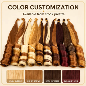 Cheveux synthétiques en vrac pour tresses africaines, texture lisse, boucles françaises teintées, trame simple, pour crochet, 150g, 24 pouces - Product Image 5