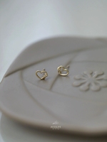 Boucles d'oreilles clous en argent sterling E096-S925 micro-pavées de zircon, style forêt, simples, polyvalentes et de niche