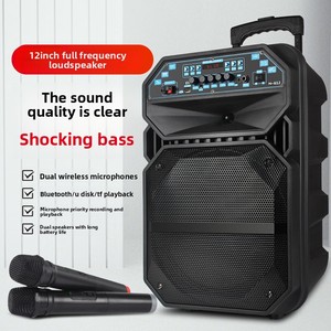 Nouvelle Offre Spéciale : Enceinte Subwoofer Télescopique Mobile d'Extérieur 12 Pouces pour Danse, avec Microphone Sans Fil et Grand Audio <span class=keywords><strong>Bluetooth</strong></span> - Product Image 2