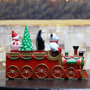 Nouveau produit : Décorations de Noël, train avec musique et lumière LED pour cadeaux de fêtes, décoration intérieure ou ornement de Noël - Product Image 2