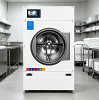 Équipement de nettoyage industriel, lave-linge commercial entièrement automatique en acier inoxydable, sécheuse à tambour pour hôtel, hôpital, école