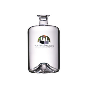 500ml・750mlのフリントガラスボトル、シルバーのプラスチックキャップ付き、カスタムラベルサービスあり、各種サイズをご用意 - Product Image 3