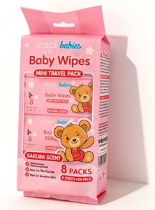 Toallitas Húmedas para Bebé Lanent al por Mayor, 64 Unidades, Ecológicas, No Tejidas, Súper Suaves, 14x15cm, para Limpieza con Agua, a Bajo Precio - Product Image 5