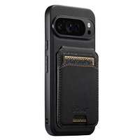 Étui de téléphone en similicuir PU texturé litchi avec porte-cartes magnétique et béquille, compatible avec les séries Pixel 11/10/9/8/7/6