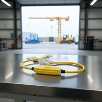Disjoncteur différentiel industriel en ligne RIFENG avec réinitialisation automatique et fonction d'auto-vérification IP54 15A