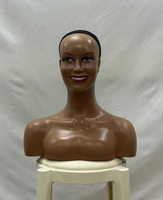 Realistischer 16-Zoll Weiblicher Schaufensterpuppen-Kopf mit Ständer für Make-up & Perücken, Kopfloser Erwachsenen-Plastikkopf, Anpassbar, OEM