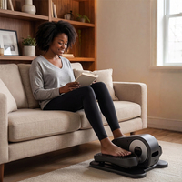 Mini Elliptique Magnétique en Acier de Haute Qualité pour Usage Domestique, Appareil Portable d'Entraînement des Jambes et d'Exercice Croisé, Écologique et Durable