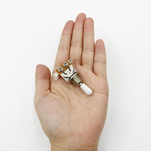 สวิตช์เปลี่ยนปุ่มเลือกพิ๊กอัพแบบ 3 ทางสำหรับกีตาร์ไฟฟ้า <span class=keywords><strong>LP</strong></span>/SG/ES พร้อมปลายพลาสติกสีขาว/ดำ/เหลือง - Product Image 6