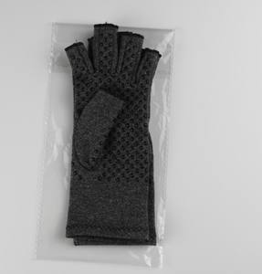 Benutzer definiertes Logo Anti-Rutsch-Fitness Halb <span class=keywords><strong>finger</strong></span> handschuhe Kupfer Nylon <span class=keywords><strong>Finger</strong></span> lose Arthritis Handschuhe Kompression - Product Image 6