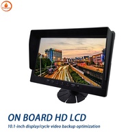 HX-101 en gros d'usine 10.1 pouces moniteur de voiture HD 1080P moniteur de camion et système de caméra antichoc LCD Android moniteur de voiture