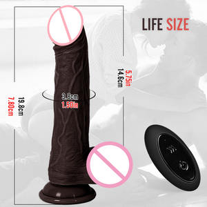 Dildo Pengisian Daya Langsung USB Realistis Penis Besar Teleskopik Ayun Penis Raksasa Vibrator Mainan Seks Dildo Vibrator Untuk Wanita <span class=keywords><strong>Sextoy</strong></span> - Product Image 5
