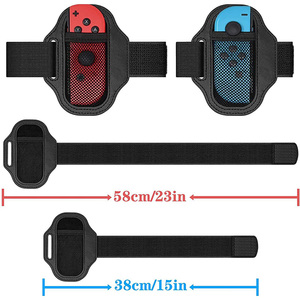 Bande de sangle de sport de jambe élastique réglable pour NS <span class=keywords><strong>Switch</strong></span> Sport Accessoires <span class=keywords><strong>Ring</strong></span> <span class=keywords><strong>Fit</strong></span> <span class=keywords><strong>Adventure</strong></span> Game - Product Image 4