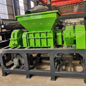 Broyeur automatique à double arbre de qualité industrielle Machine de recyclage de pneus en plastique pour la production de roulements à noyau de poudre de caoutchouc - Product Image 1