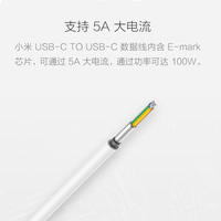 Xiaomi mi – câble de chargement rapide de type c à type c, câble usb de 1.5m pour téléphone portable