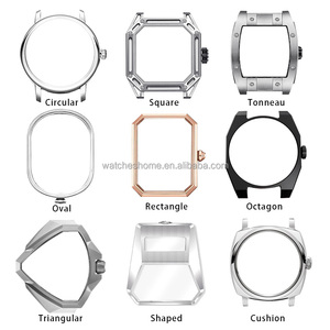 Customized Silver 316L Stainless Steel <b>Watch</b> <b>Case</b> Suitable for Miyota 8215 Sapphire Crystal Glass Mirror 41mm <b>Watches</b> Parts - Product Image 6