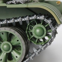 HOOBEN Full Set RC Motorisiertes Tanks ATZ T55A RUSSISCHER MITTLERER TANK HengLong Mit Metall getriebe, Lauf und Kettenrad/Leerlauf