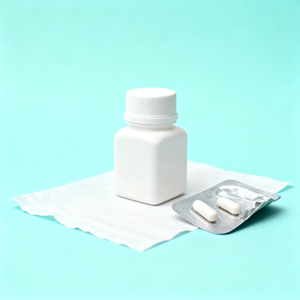 Flacons de pilules de pharmacie de forme carrée en HDPE blanc PET de 30ml avec bouchon à vis Emballage de médecine solide Traitement de sérigraphie liquide - Product Image 2