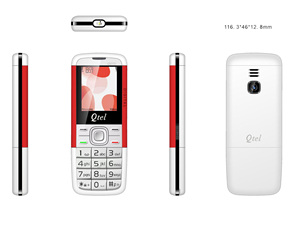 โทรศัพท์มือถือ Qtel Q5310 หน้าจอ 1.77 นิ้ว รองรับสามซิม พร้อมแบตเตอรี่ BL-5C, กล้อง, เครื่องเล่น <span class=keywords><strong>MP3</strong></span>/MP4, วิทยุ FM, ไฟฉาย, รองรับ Whatsapp และ <span class=keywords><strong>Facebook</strong></span> - Product Image 2