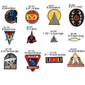 <span class=keywords><strong>Star</strong></span> <span class=keywords><strong>Trek</strong></span> American Sci-Fi <span class=keywords><strong>Film</strong></span> DIY Patchs de broderie thermocollants créatifs - Product Image 1