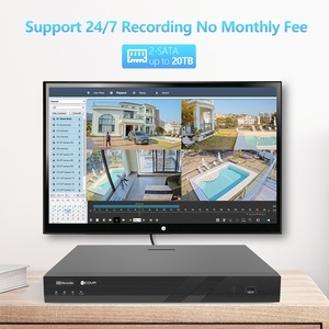 <span class=keywords><strong>Enregistreur</strong></span> vidéo réseau <span class=keywords><strong>NVR</strong></span> PoE 1U 16 ports 16 canaux 4COVR avec détection faciale IA et visionnage des applications d'intrusion pour caméras <span class=keywords><strong>IP</strong></span> PoE 12MP/8MP/5MP - Product Image 4