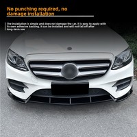 Kit bodi Spoiler bibir depan, untuk Mercedes Benz e-class W213/C238 model E260 E300 E43 2016-2020 modifikasi Bumper depan