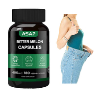Capsules d'extrait de melon amer Detox Supplément 600mg Capsules de melon amer